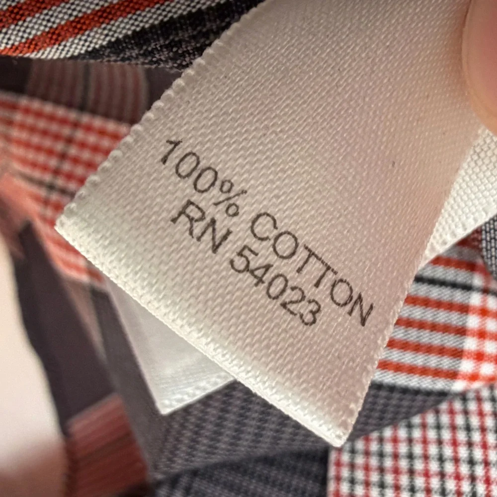 Banana Republic Men’s Plaid Non Iron Slim Fit Button Down - Size Medium